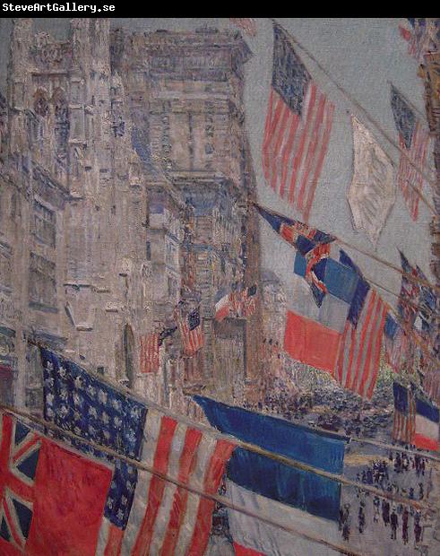 Childe Hassam Allies Day, May 1917